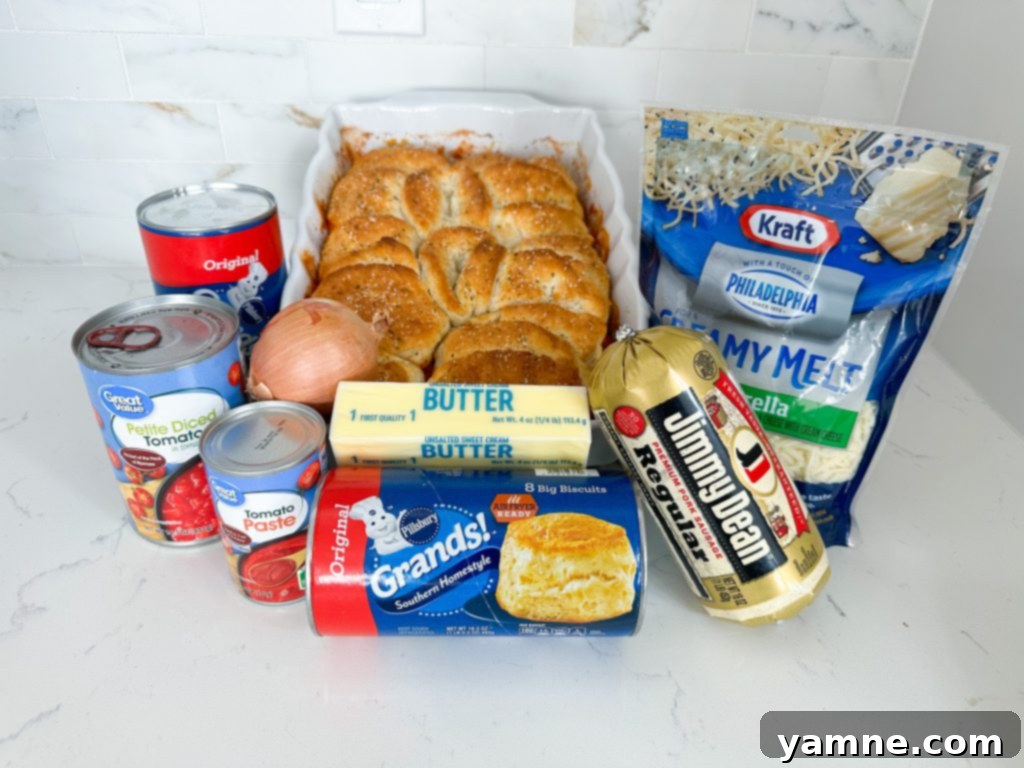 Savory Sausage and Biscuit Bake 2 Italian Sausage Biscuit Casserole