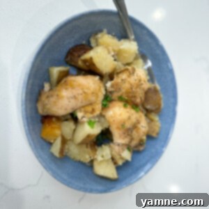 Golden Garlic Butter Chicken Thighs with Roasted Potatoes 5 Garlic Butter Chicken Thighs