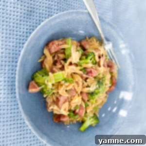 One-Pot Chicken Sausage Orzo Skillet with Broccoli