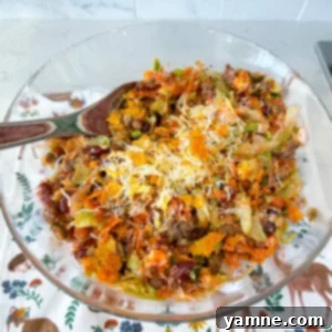 Crunchy Doritos Taco Salad 7 A bowl of fresh Doritos Taco Salad with Catalina dressing.