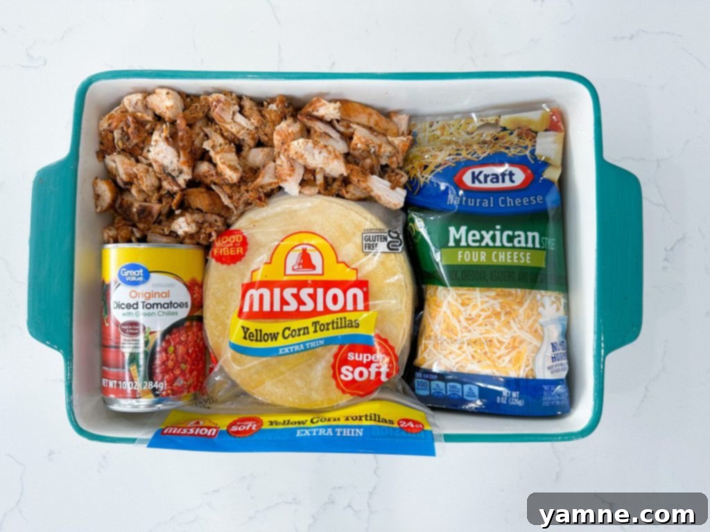 Southwestern Chicken Tortilla Bake 2 Delicious Chicken Tortilla Casserole