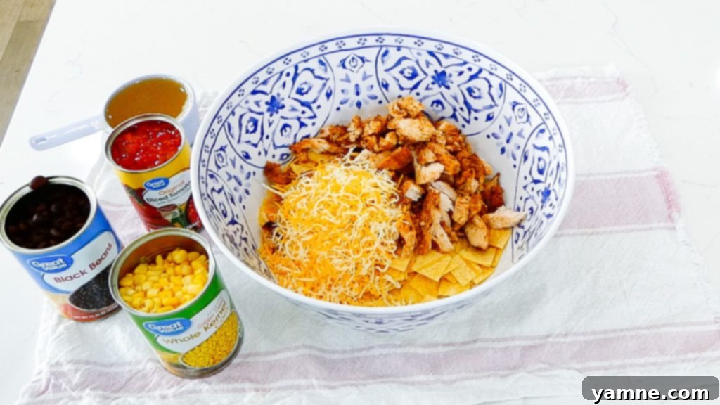 Southwestern Chicken Tortilla Bake 8 Chicken Tortilla Casserole ready to bake