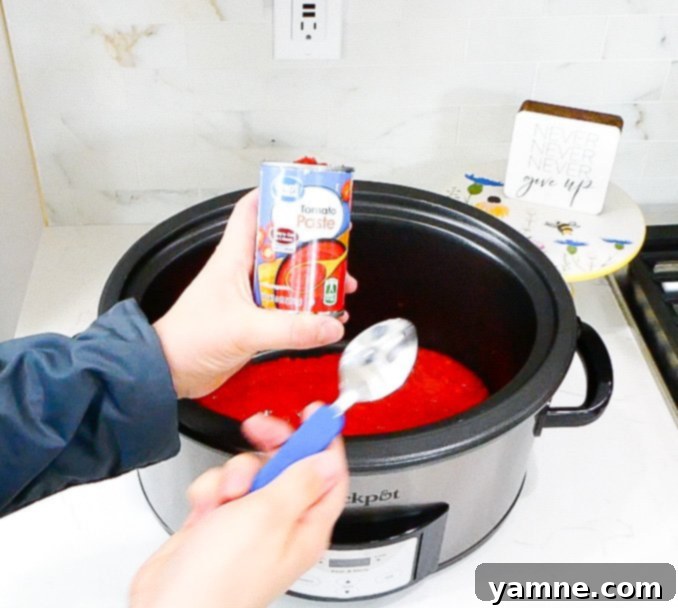 Fall-Apart Slow Cooker Beef Ragu 4 Diced vegetables for ragu