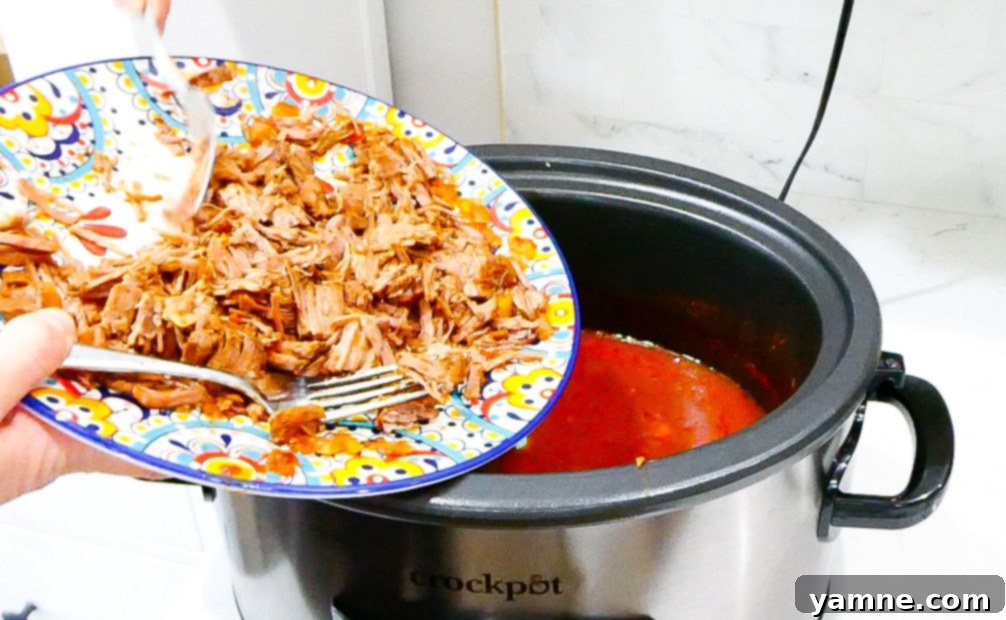 Fall-Apart Slow Cooker Beef Ragu 10 Finished slow cooker beef ragu