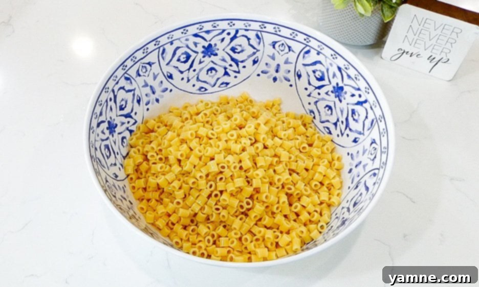 Rinsing Pasta with Cold Water