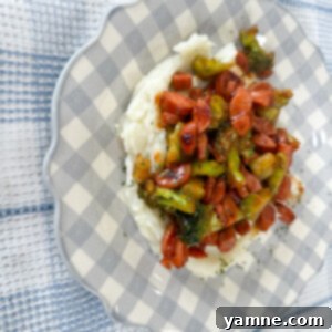 BBQ Hot Dogs with Broccoli and Mashed Potatoes – a delicious, quick, and easy family dinner idea.