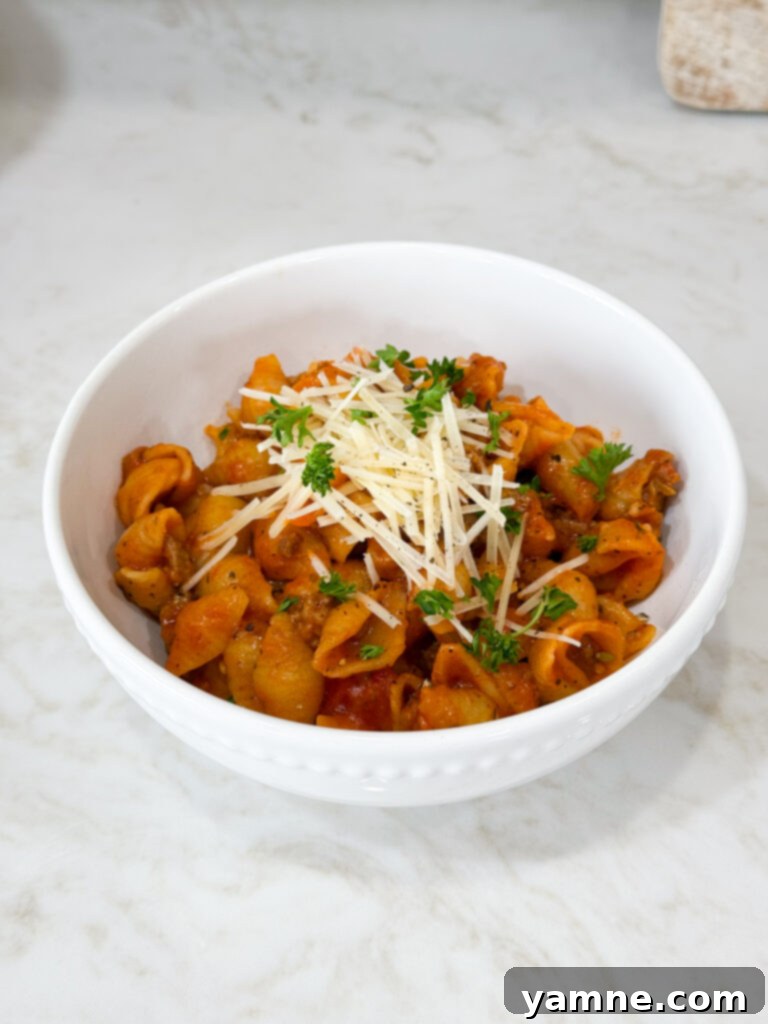 simple one pot sausage pasta