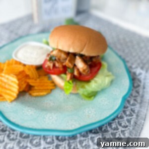Hawaiian BBQ Chicken Sandwiches 2 Delicious Hawaiian Barbecue Chicken Sandwiches with fresh toppings
