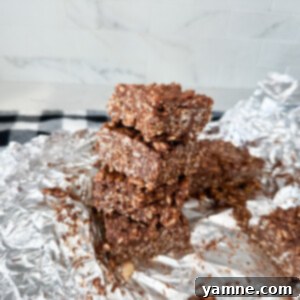 Chocolate Peanut Butter Crispy Bars
