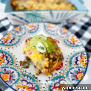 Taco Enchilada Bake 2 Delicious Enchilada Taco Casserole baked to perfection with melted cheese