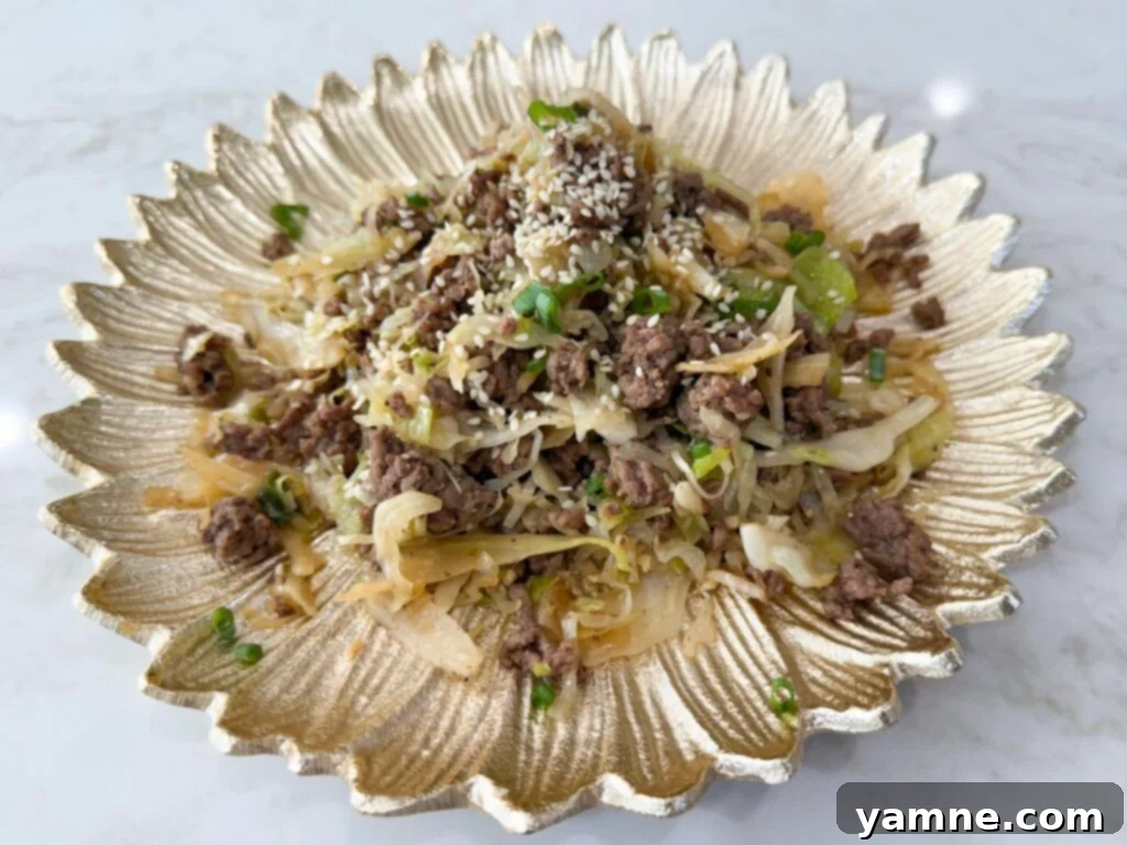 easy Egg roll in a bowl
