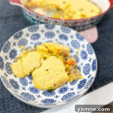 Delicious Turkey Pot Pie with Cornbread Crust