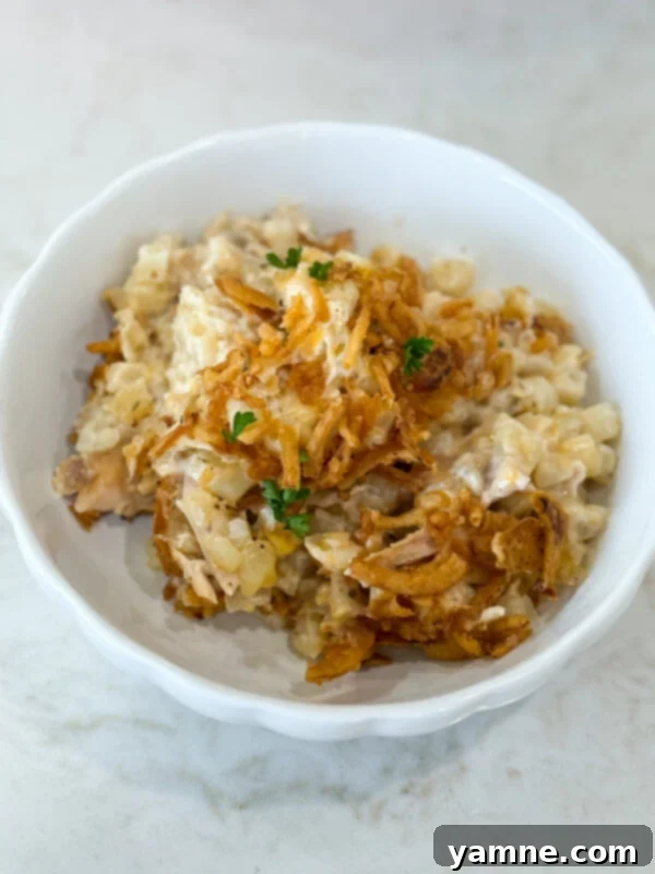 French Onion Chicken Potato Casserole