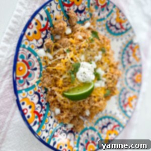 Low Carb Salsa Turkey Skillet