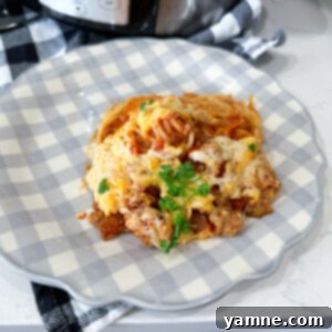 Crock-Pot Spaghetti 2 Delicious Slow Cooker Spaghetti ready to serve