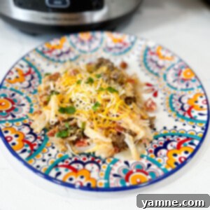 Slow Cooker Potato Taco Casserole