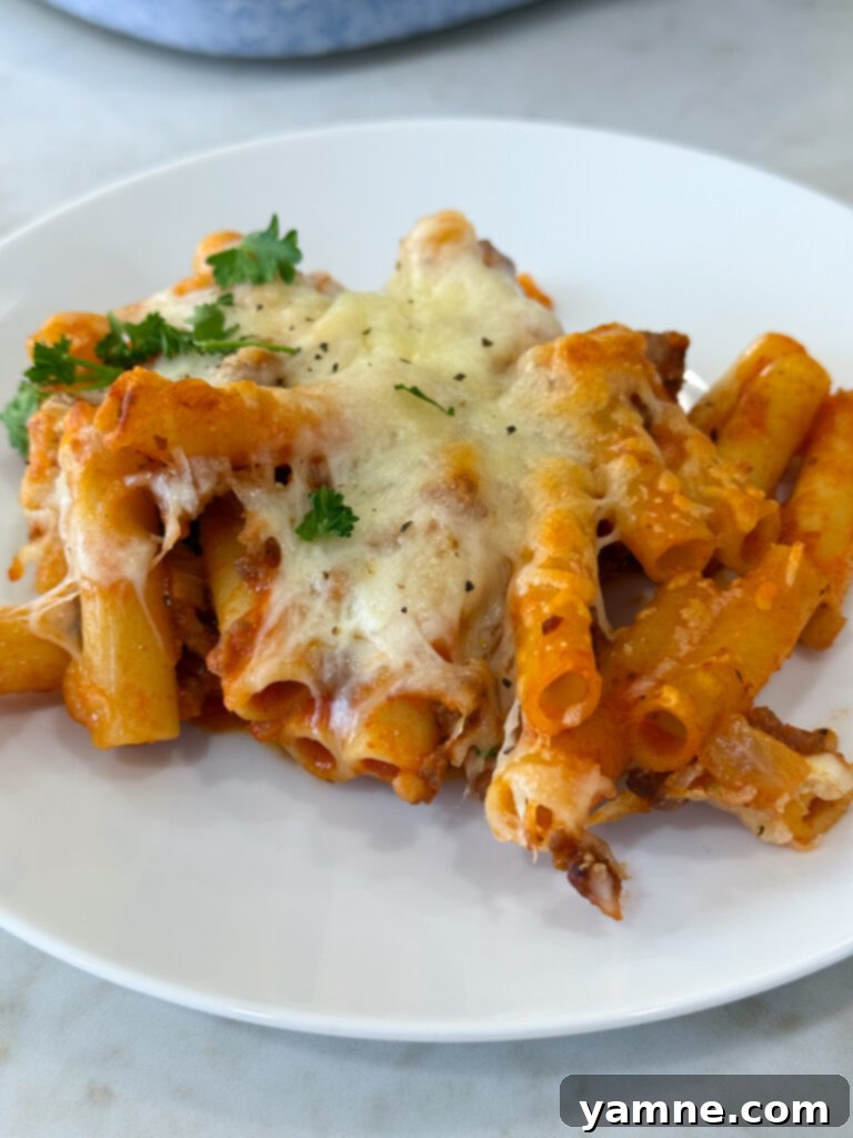 Ultimate Cheesy Baked Ziti 7 the best baked ziti