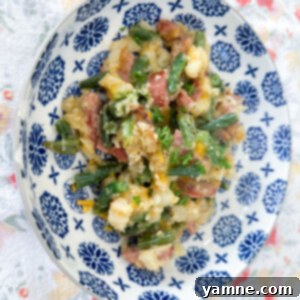 Sausage and Potato Skillet in a pan