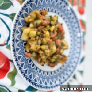 Golden Potato & Garden Medley 2 Crispy Potato Veggie Skillet with Hot Dogs