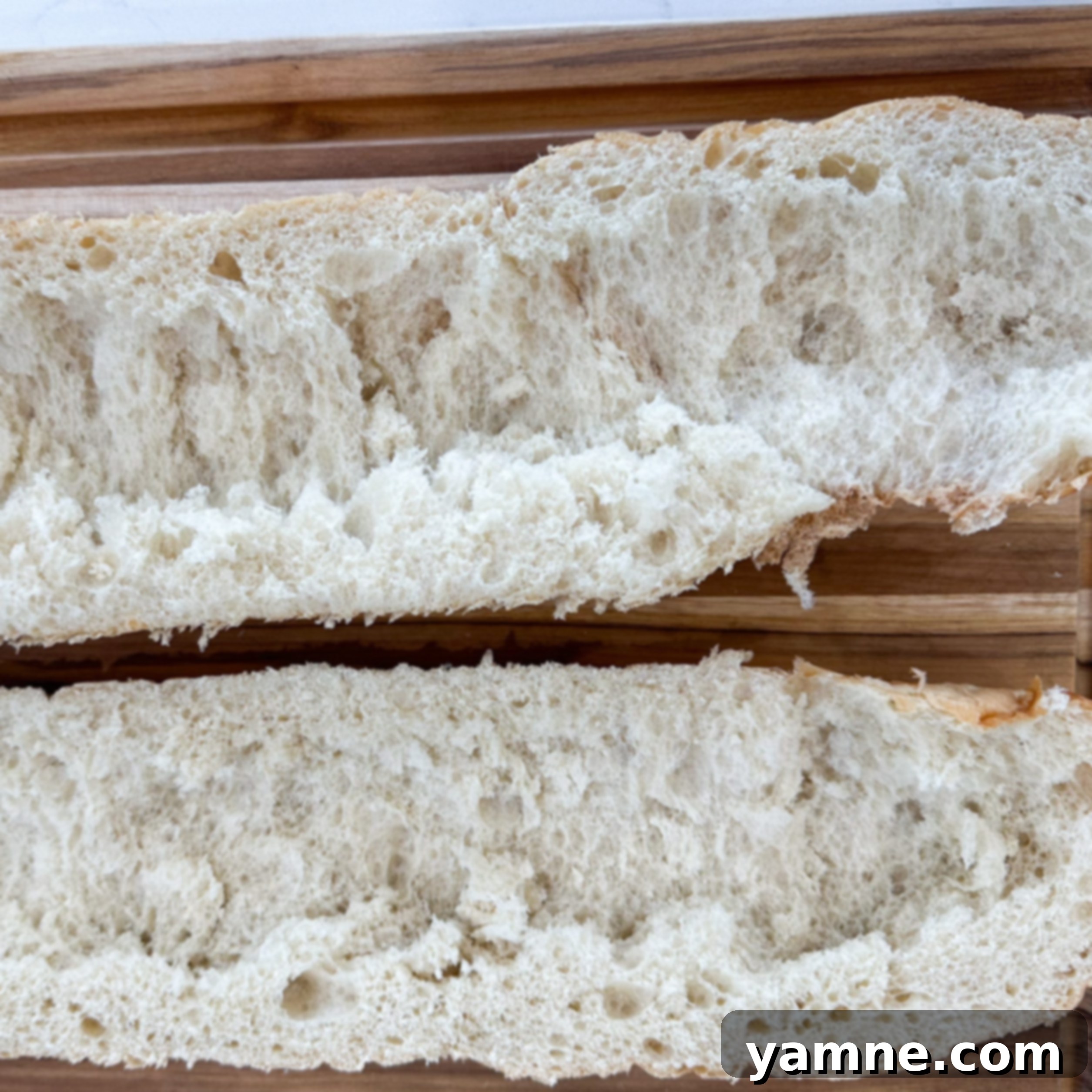 Italian Cobb Sub 3 Italian cobb salad sub with ingredients being prepped