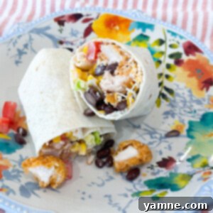 southwest chicken wrap