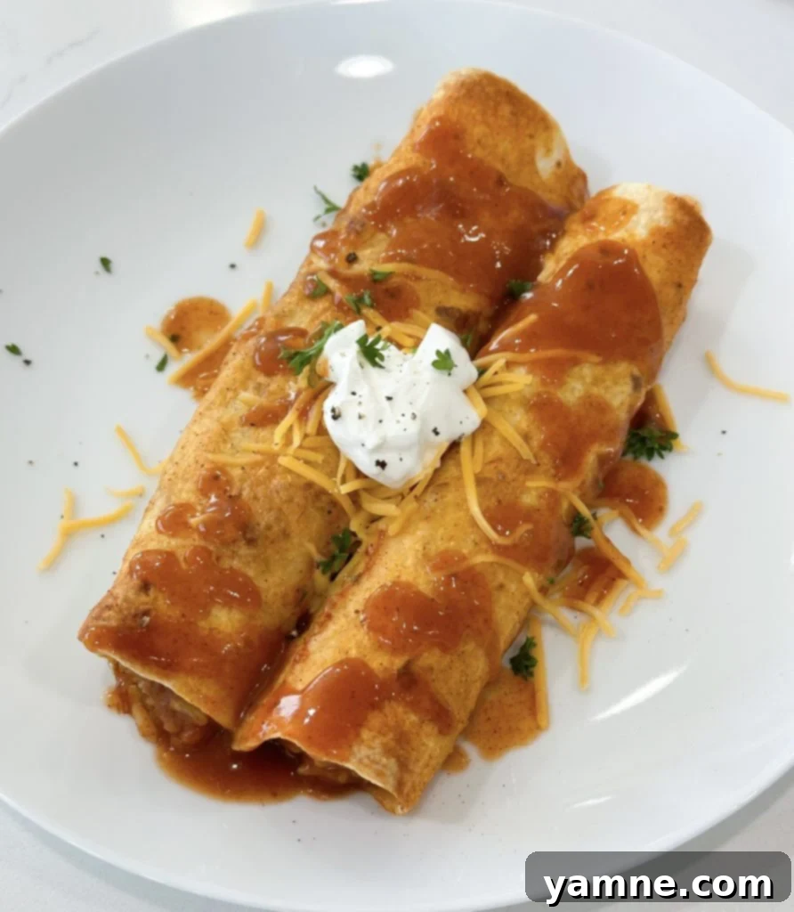 Storing leftover enchiladas