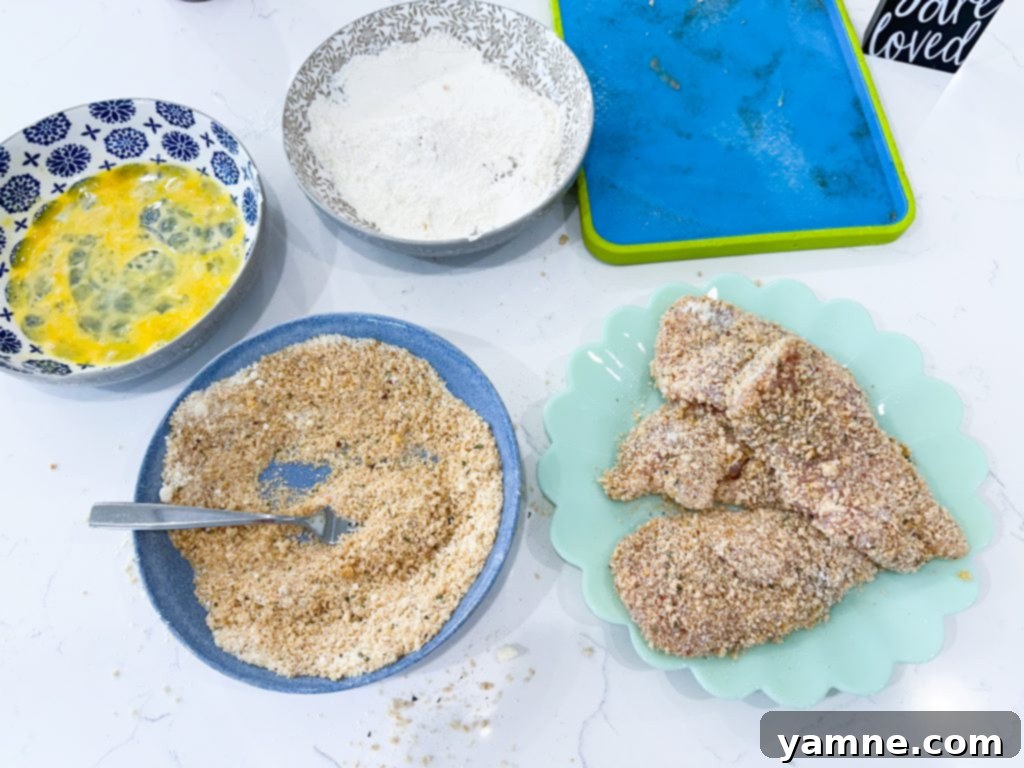 Chicken Breading Station