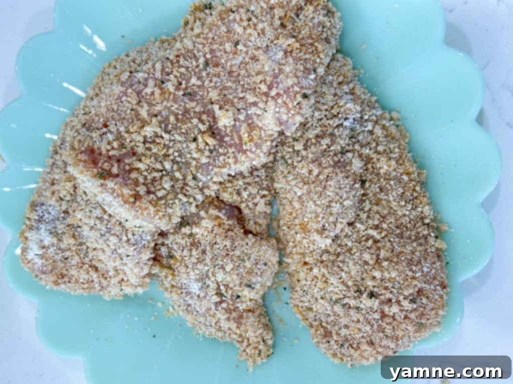 Breadcrumb Mixture Preparation