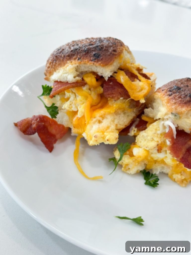 breakfast sliders