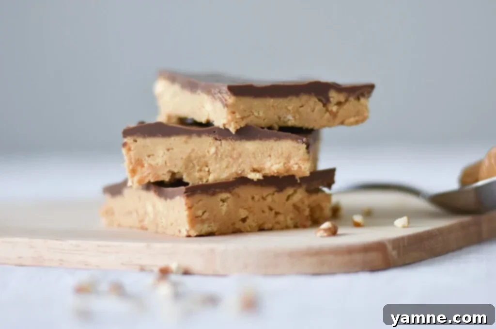 no-bake peanut butter bars recipe