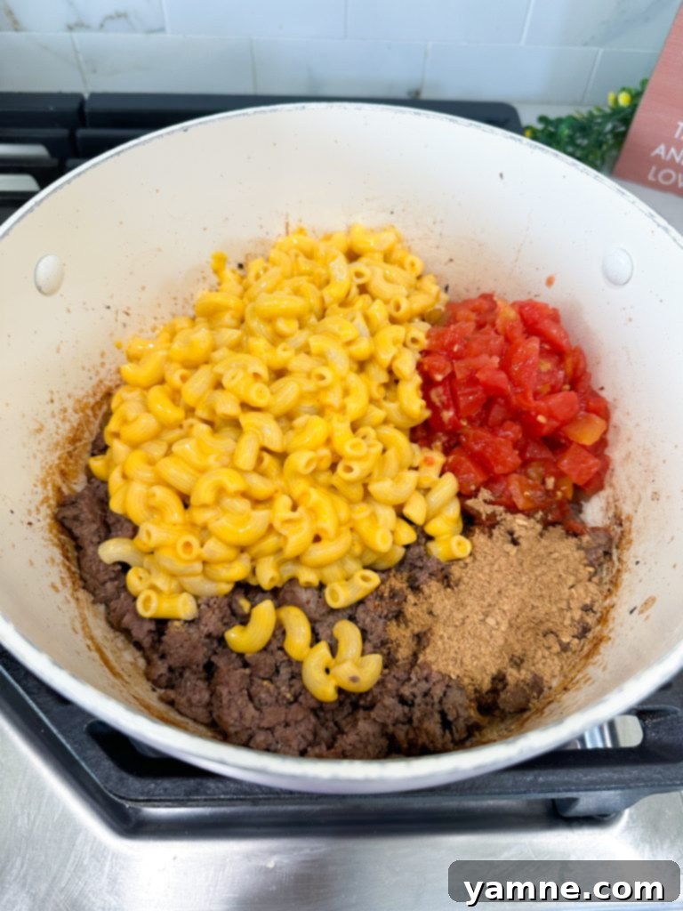 3 ingredient taco mac