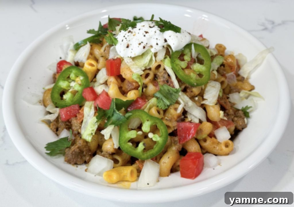 3 ingredient taco mac