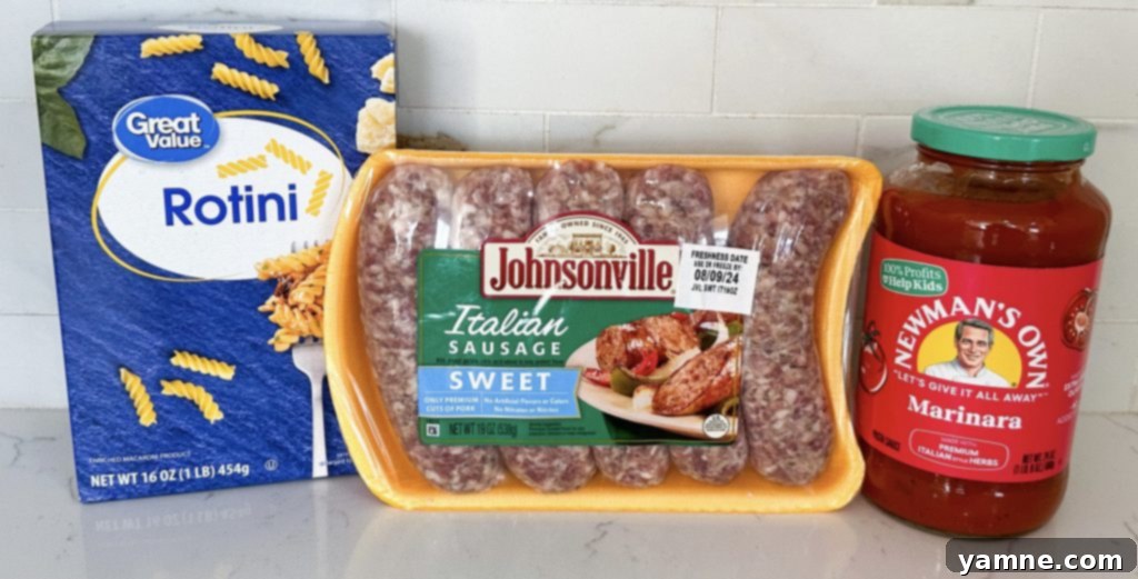 3 ingredients one pot pasta