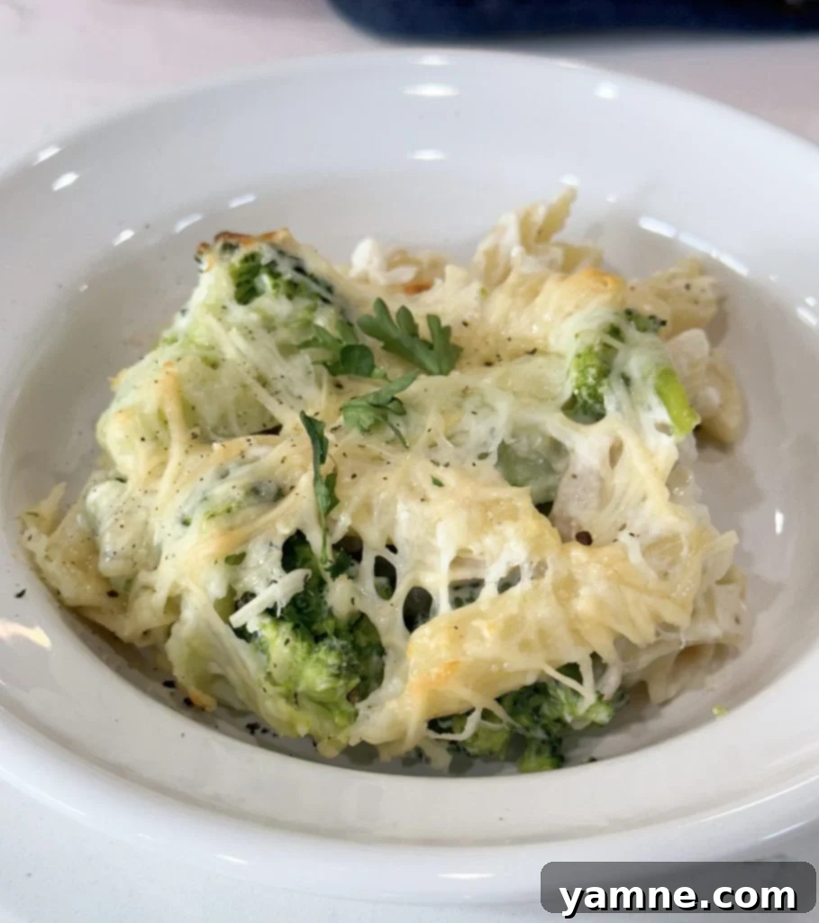 Dump and go garlic chicken pasta casserole