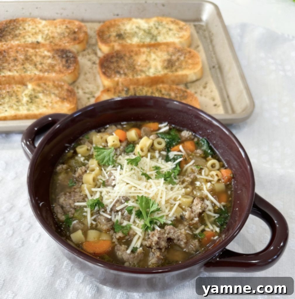 one-pot Italian sausage soup