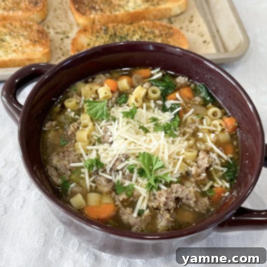 One Pot Italian Sausage Soup