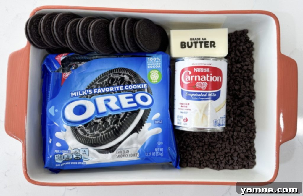 Oreo Dump Cake Ingredients