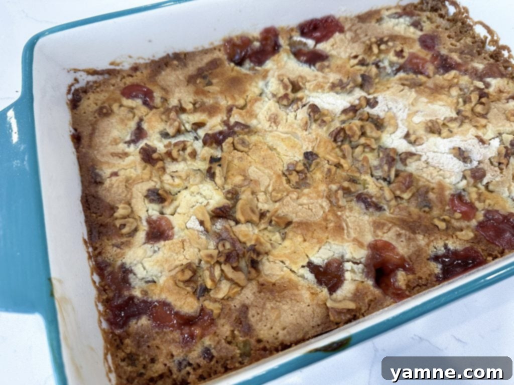 Baked Apple Cranberry Christmas Dump Cake