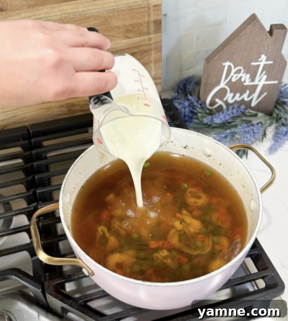 Velvety Tortellini Delight 4 veggie tortellini soup recipe