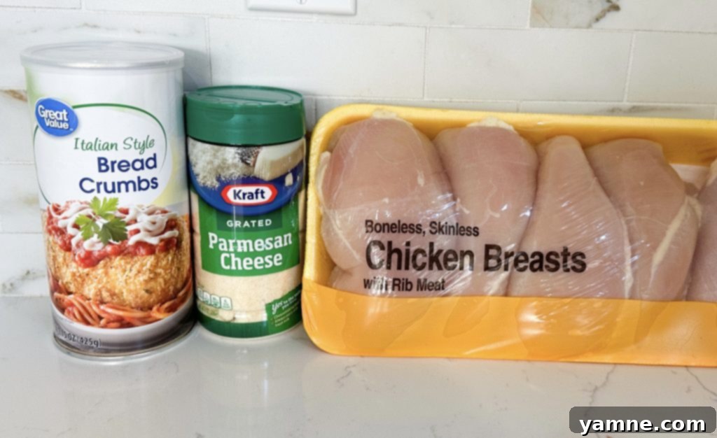 Baked parmesan panko chicken ingredients