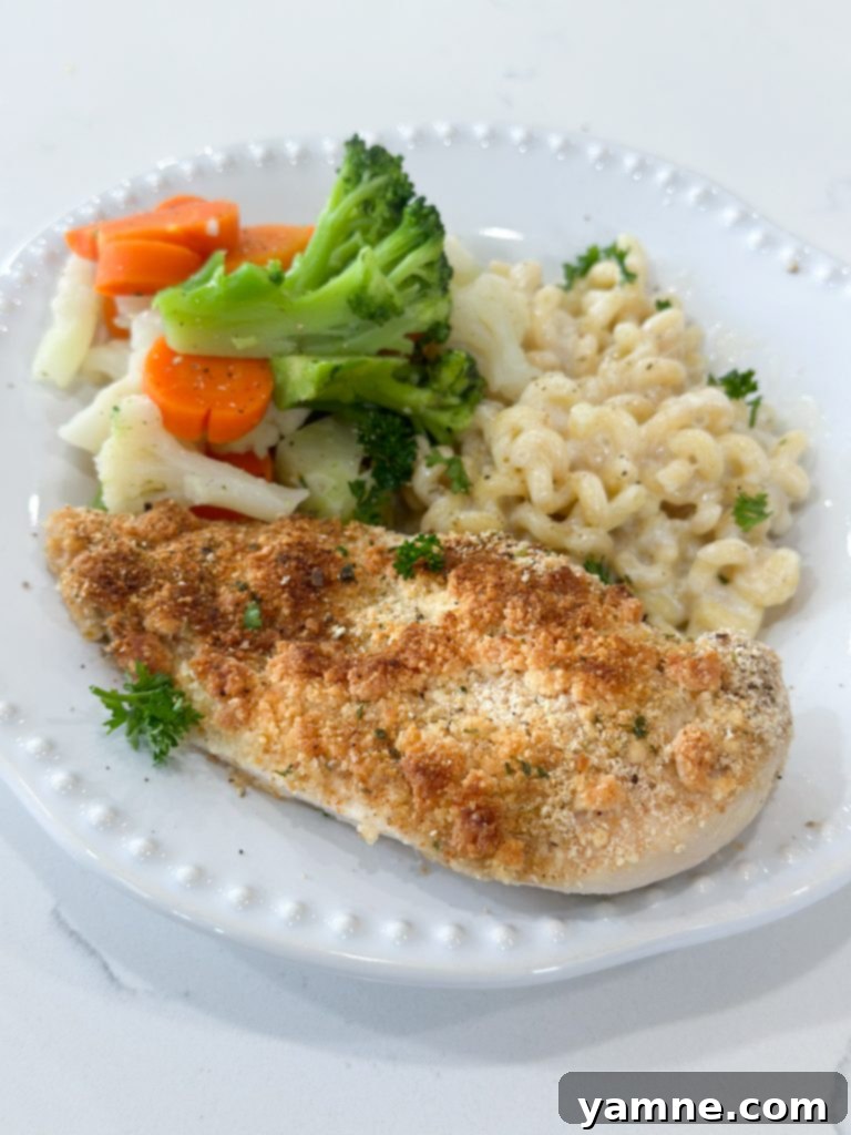 Chicken ready for breading