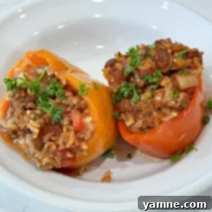 slow cooker stuffed peppers