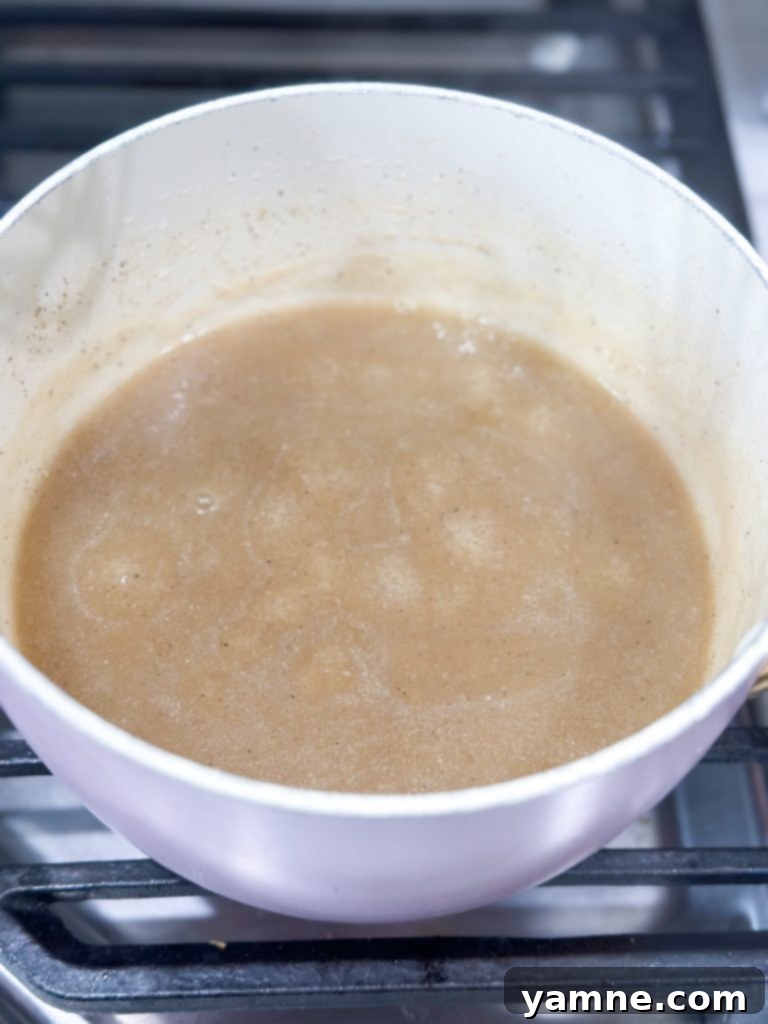 homemade gravy recipe step