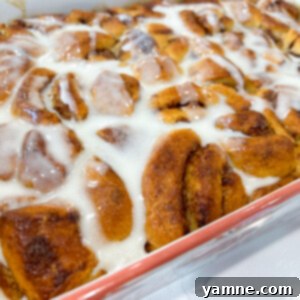 Cinnamon Roll French Toast Casserole