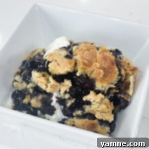 Delicious Blueberry crumble cake recipe made with boxed cake mix, a quick and easy dessert.