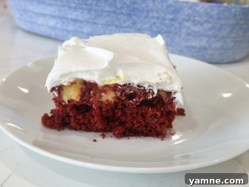 Red Velvet Poke Cake