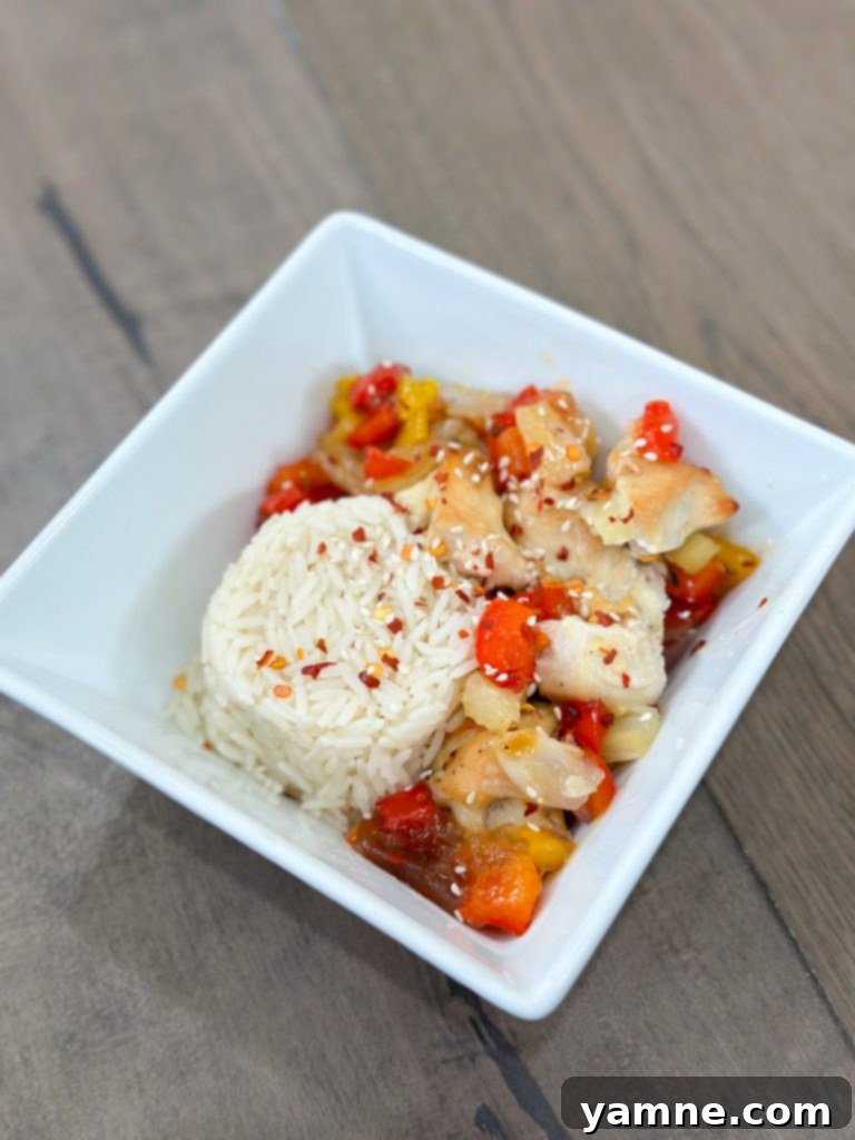 Easy Sheet Pan Hawaiian Chicken