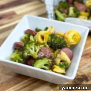 Sausage and Cheese Tortellini Sheet Pan Dinner 6 sheet pan sausage tortellini dinner