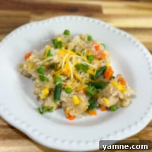 easy slow cooker chicken, vegetables, and rice for a complete meal