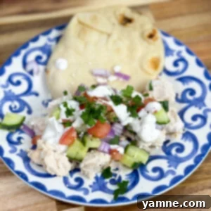 Easy slow cooker Greek chicken with Mediterranean flavors